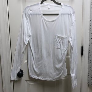 BP slouch pocket long sleeve tee